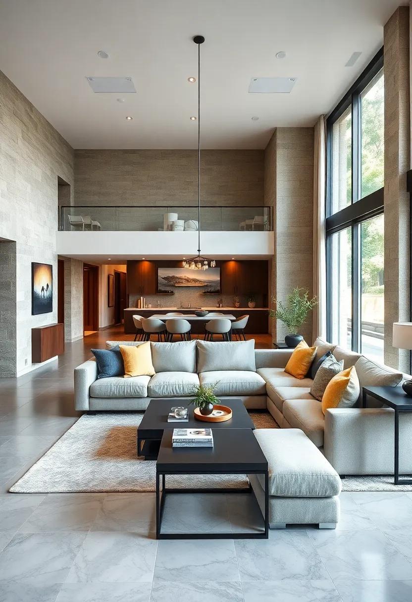 Maximize Comfort: Opt for a sectional with plush cushions and supportive seating for ultimate relaxation