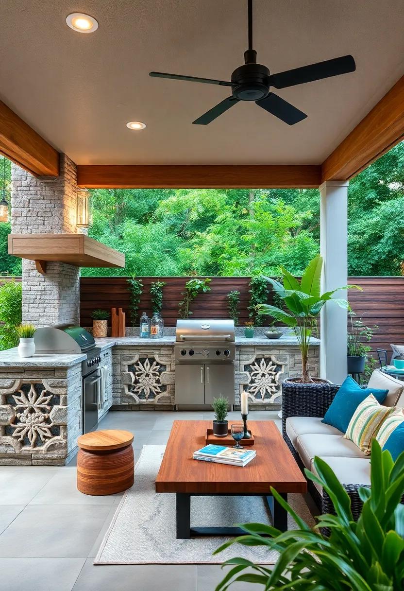 Culinary Garden Connection: Position your outdoor kitchen next to a dedicated garden area, allowing easy access to ​the ​freshest ingredients‍ right when you need⁤ them