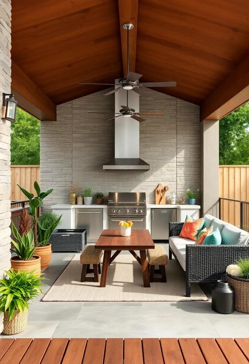 Family-Friendly fun Zone: ‍Incorporate ⁢a kid-friendly area complete with a small play zone or picnic table, making your outdoor kitchen accessible for the whole family