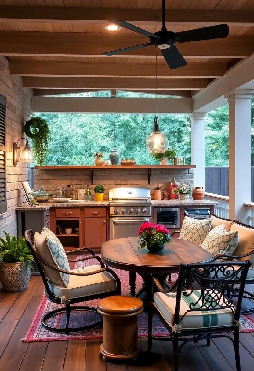 Vintage Charm: Infuse character into ‌your outdoor kitchen with antique furniture ‍and vintage accessories,creating a nostalgic feel that transports you to simpler times