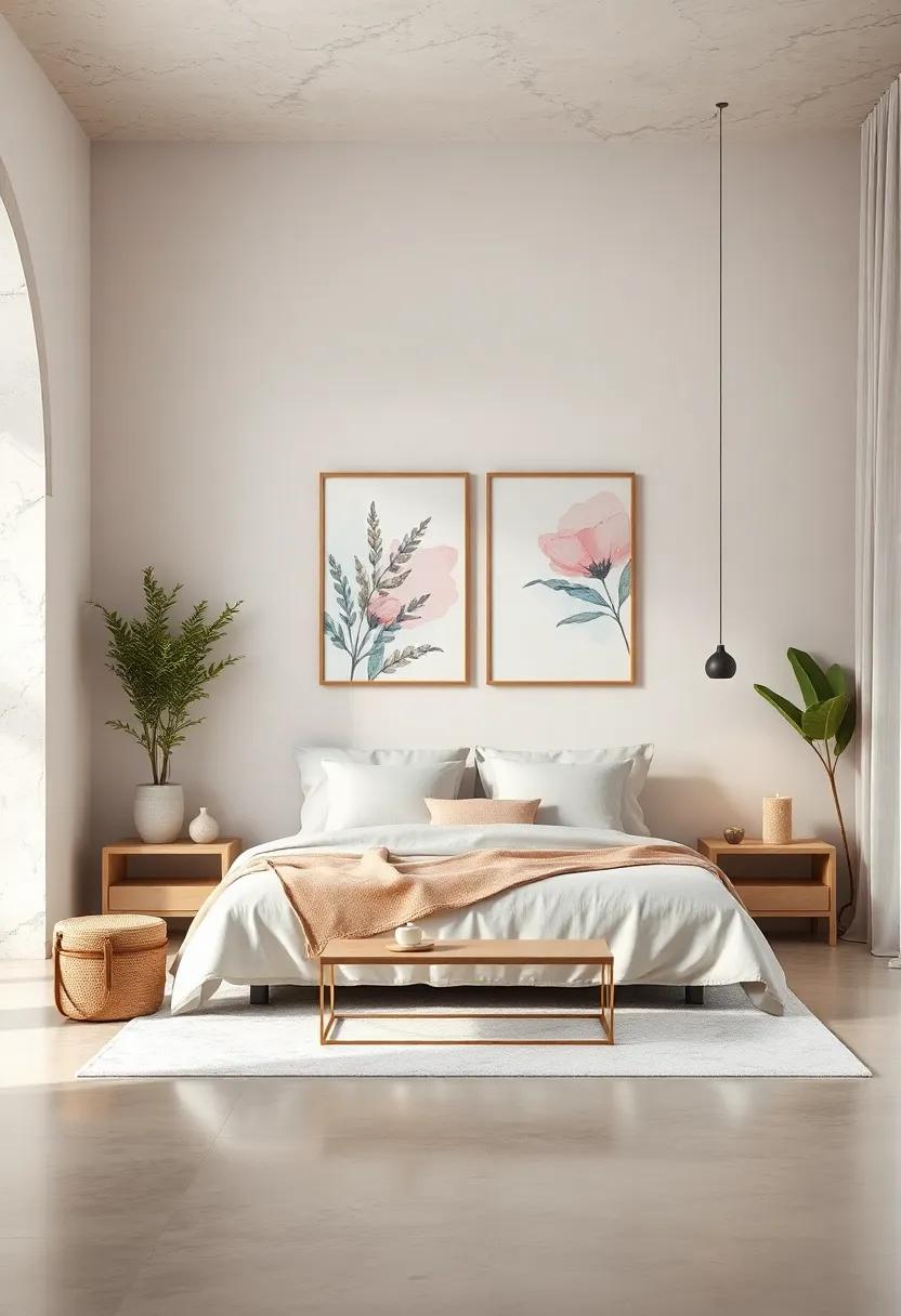 Artful accents: Frame artwork featuring pastel colors or soft watercolors to add⁤ a sophisticated ​artistic flair⁢ to your decor