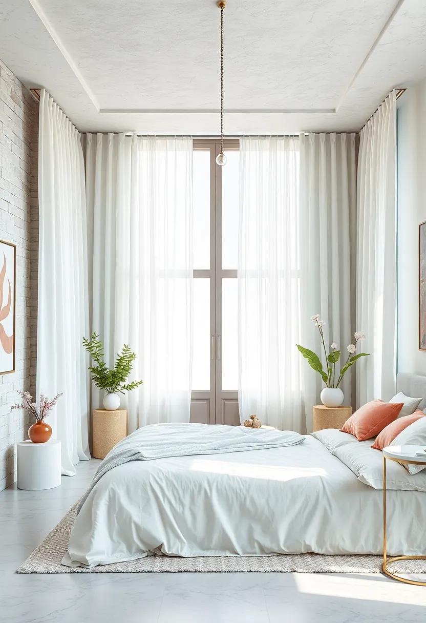 Light​ Filtering​ drapes: Choose⁤ sheer or light-filtering curtains‍ in pastel​ colors to gently diffuse⁣ natural light and create ⁣an ethereal atmosphere