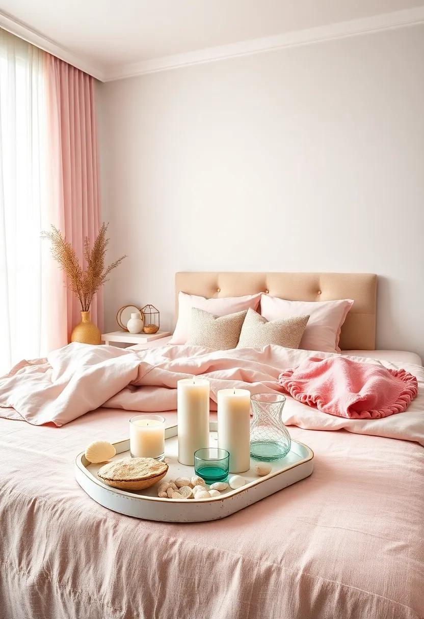 Pastel‌ Accesorizing: Fill decorative trays​ and bowls with ‌pastel-hued candles, ‌seashells, or stones as charming elements ⁢of ⁢decor
