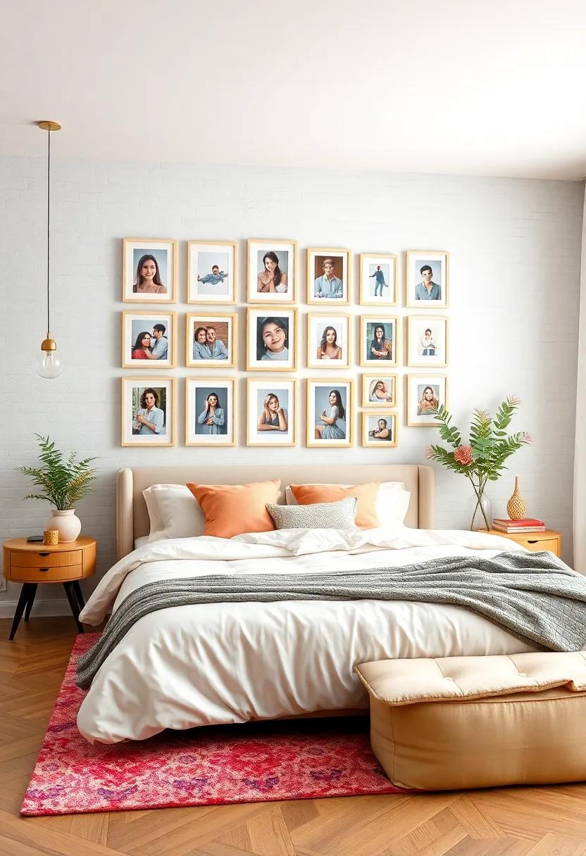 Photo ⁢Displays:⁣ Create ⁤a photo​ wall with pastel frames ​that showcase⁤ your​ fondest‌ memories in a stylish⁣ and ⁤cohesive way