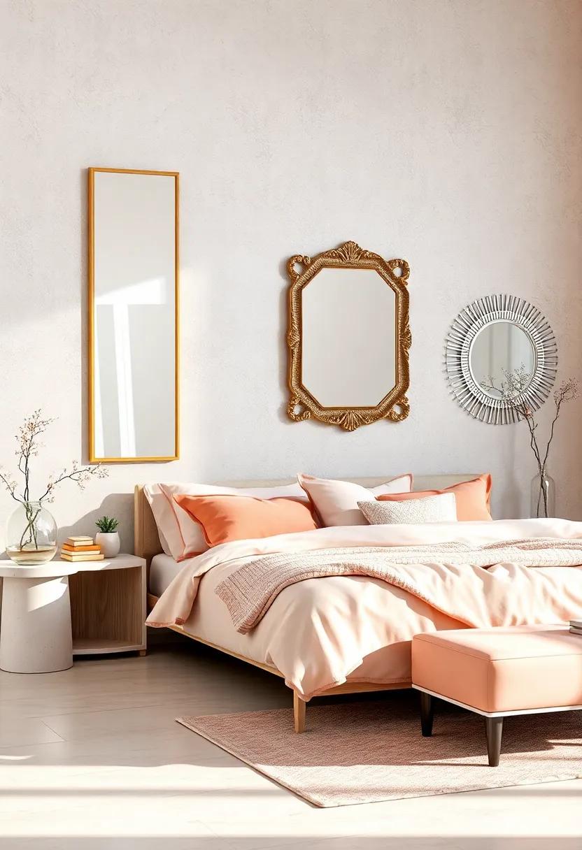 Reflection Moments: ‍Use ⁣mirrors⁢ with decorative pastel frames to add ‌depth and make your bedroom feel even more spacious and serene