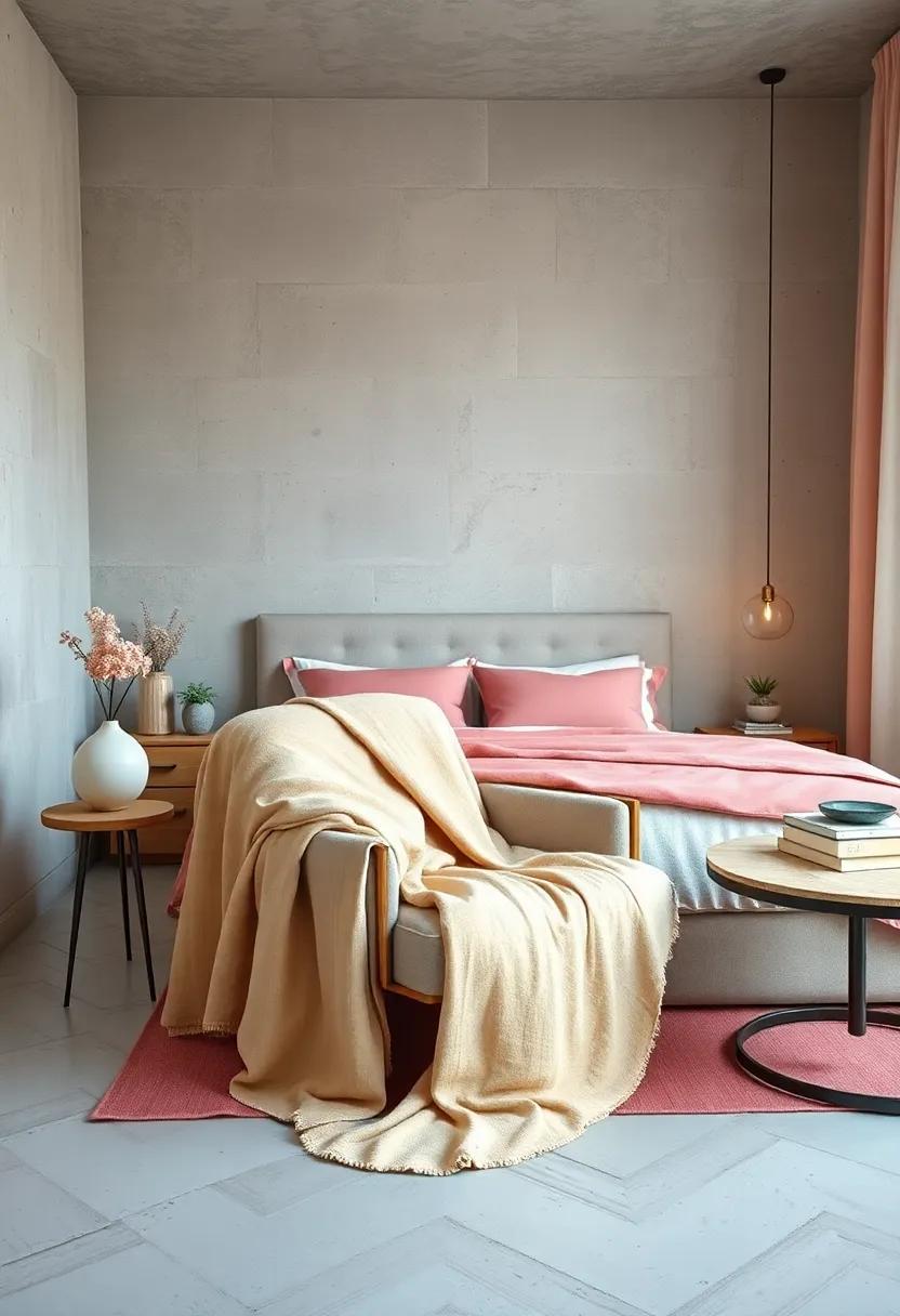 Soft-Colored Throws: Drape pastel-colored blankets over⁣ your chair or bed for additional warmth and visual interest