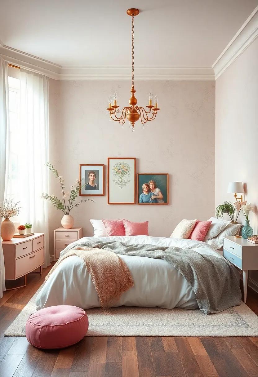 Vintage finds: Search local thrift⁤ stores ‍or‍ flea markets for unique ⁣pastel decor that ⁣adds⁣ character and charm ‌to your bedroom