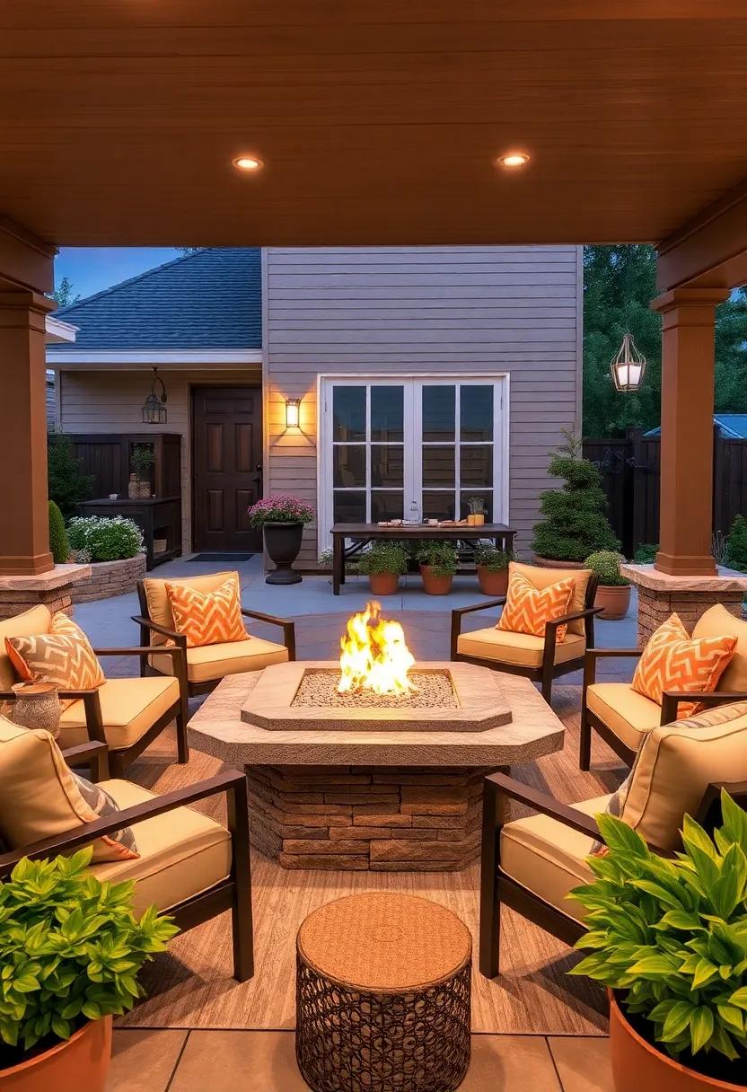 Kinger ‌Home Fire‍ Pit Table: Combining⁢ functionality ‌with elegance, this‍ fire pit table features a safety screen and provides⁣ a stylish centerpiece for outdoor dining and gatherings