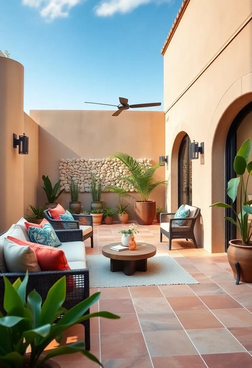 Embrace Earthy Tones: Use​ warm terracotta tiles to complement‌ your outdoor space and create a grounded‍ ambiance