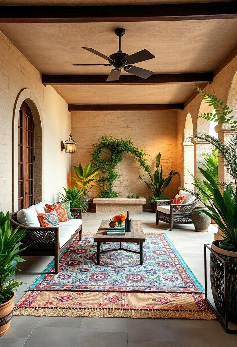 Outdoor Rugs:⁢ Place colorful,⁢ weather-resistant rugs to define areas ‌and add comfort⁣ underfoot