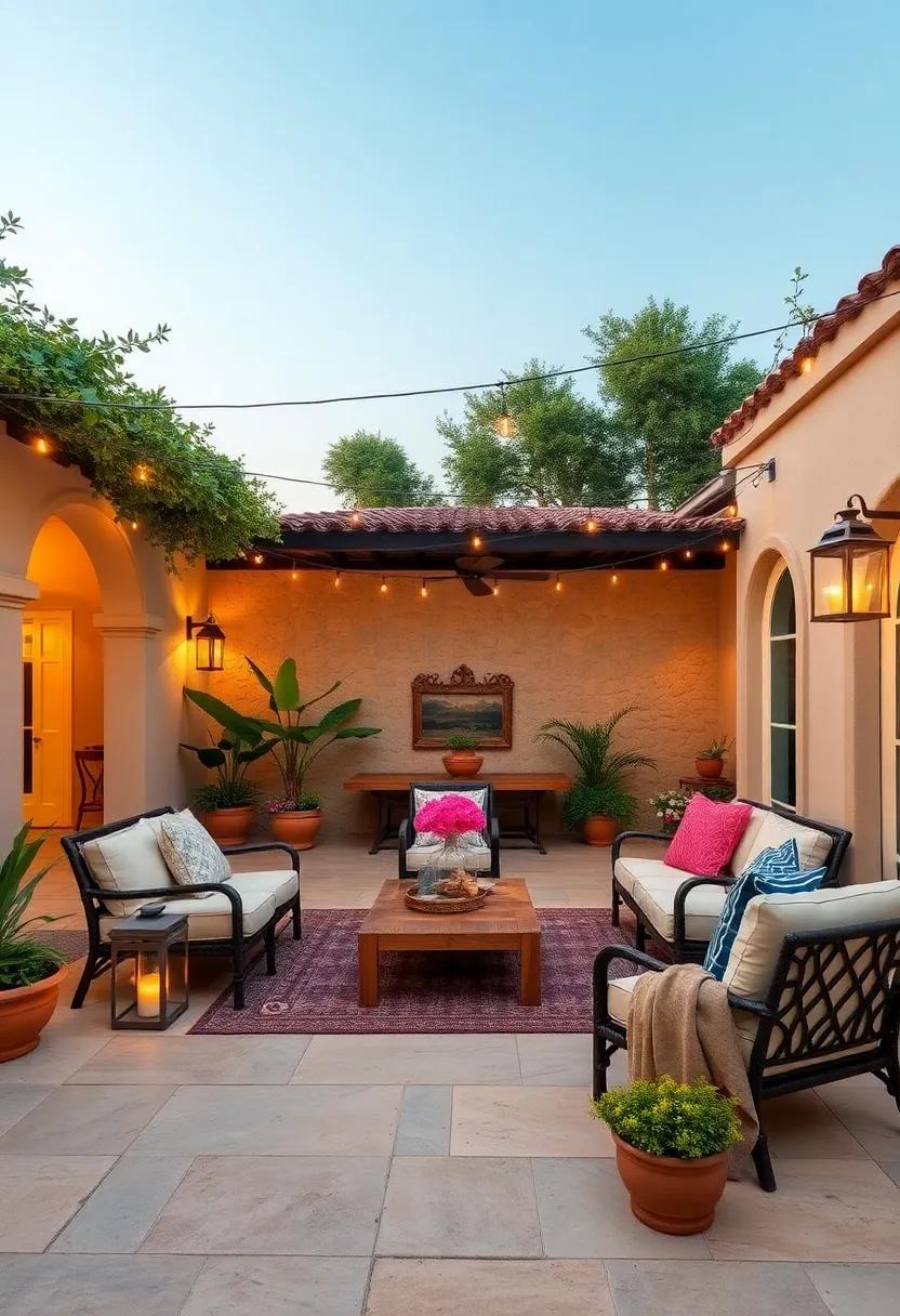 Vintage⁣ Lanterns:​ Hang antique lanterns around your patio to cast a warm, enchanting glow during evening gatherings