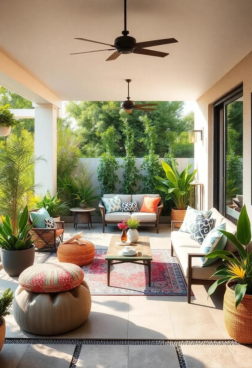 bohemian Bliss: Delve into the eclectic world of boho furnishings and​ textiles that‌ transform your⁢ patio ‍into a vibrant, personalized getaway