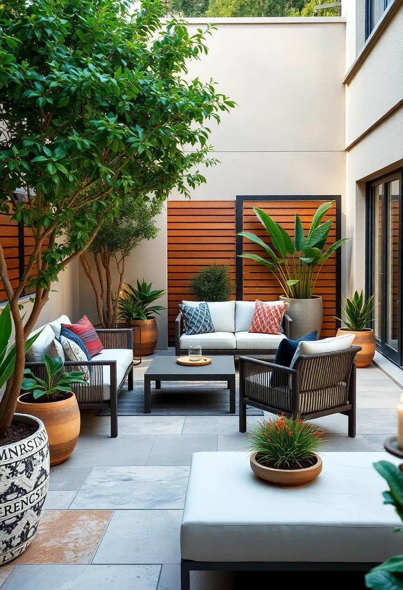 Planter fusion: Learn how garden furniture ​can integrate with planters⁢ for​ a seamless look that ​brings lush greenery into your outdoor sitting area