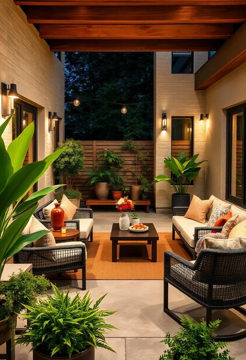 Smart Furniture Solutions: Embrace furniture with built-in storage or multi-functional designs that maximize your patio space ‌without⁢ clutter