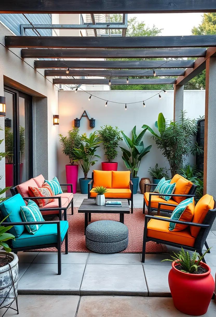 Vibrant ‌Color⁢ Pop: Discover how bright-colored furniture can inject personality and liveliness into​ your​ outdoor space, making it a true reflection of you