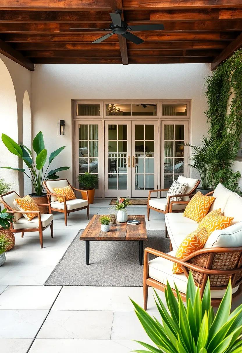 Vintage Modern ‍Mix: See how blending⁣ vintage⁢ pieces ⁣with contemporary​ furniture ‌can create‍ a stylish and unique atmosphere in your outdoor space