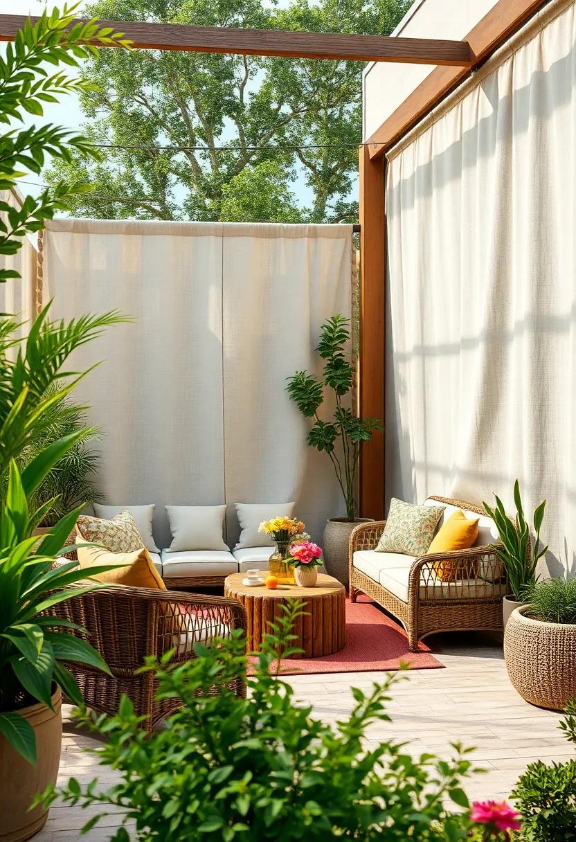 Fabric‌ and Canvas: Recycle old fabric scraps or sails into a soft,artistic garden fence that can sway⁣ gently‌ in the breeze