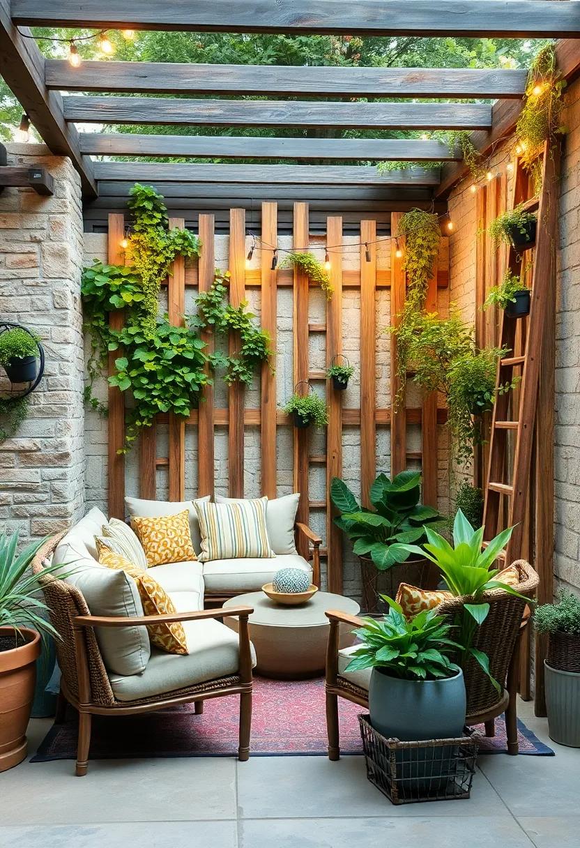 Vintage Ladders: Lean or​ stand up old wooden ladders to ⁢support climbing plants while​ serving as a visually appealing fence