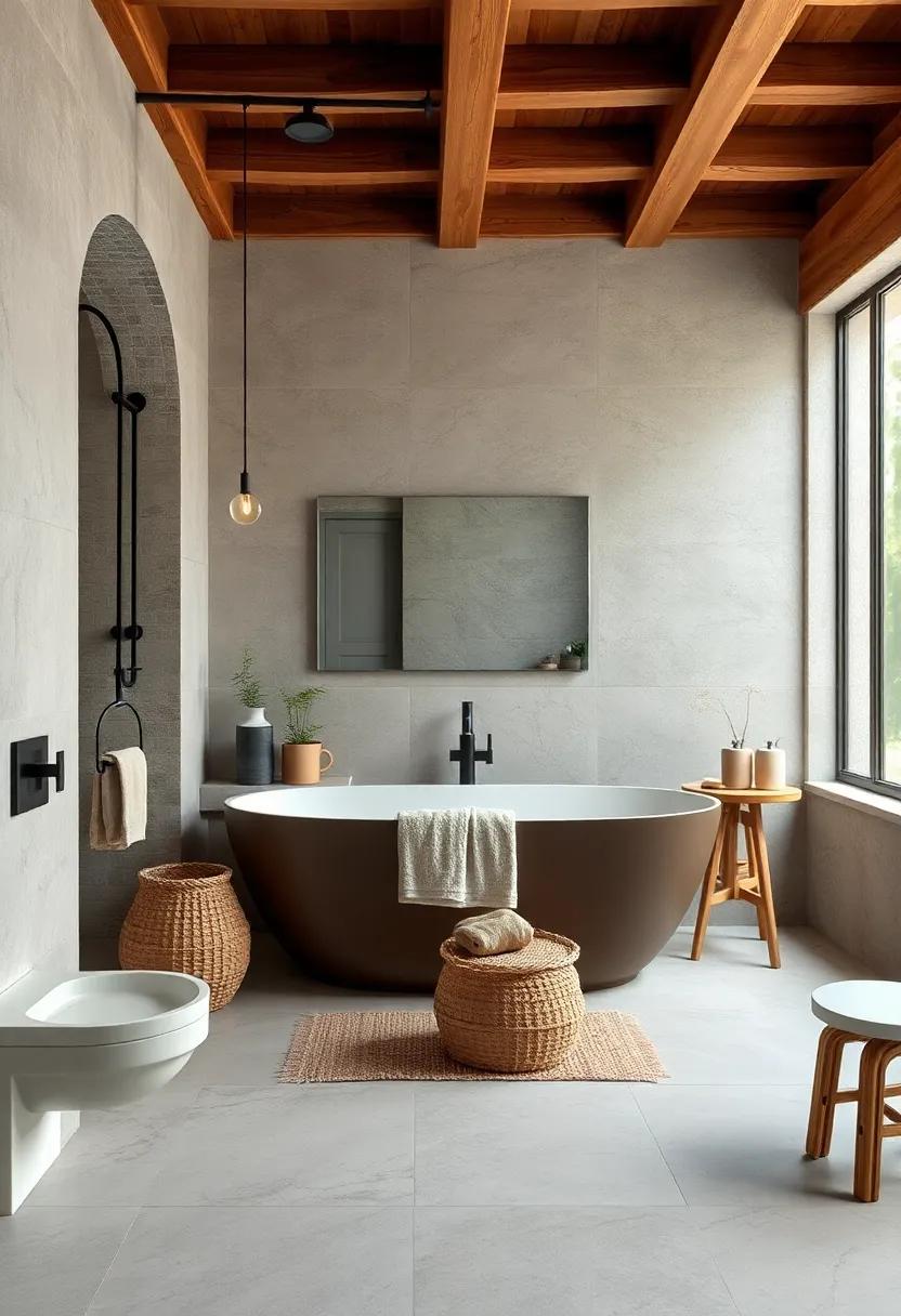 Embrace Natural Textures: Incorporate raw⁢ wood, ‍stone tiles, and linen ‍to create⁢ an inviting atmosphere⁤ that feels grounded⁢ and‌ organic