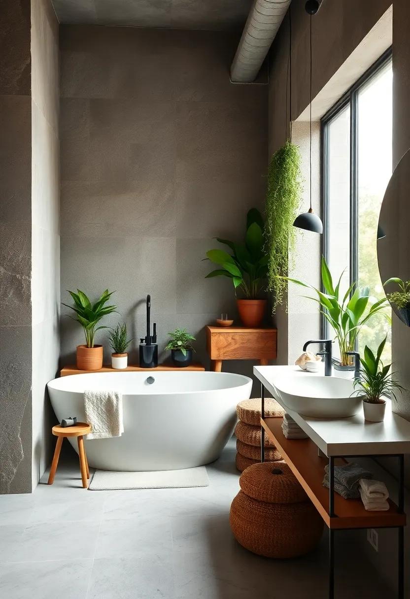 Indoor Plants: Use greenery to bring life to your​ bathroom; choose⁣ air ⁤plants or ​succulents for low-maintenance options that thrive in humidity