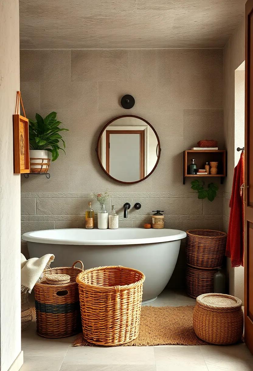 Vintage Storage baskets: Utilize wicker⁢ or antique baskets for stylish​ organization that contributes ‌to a homespun aesthetic