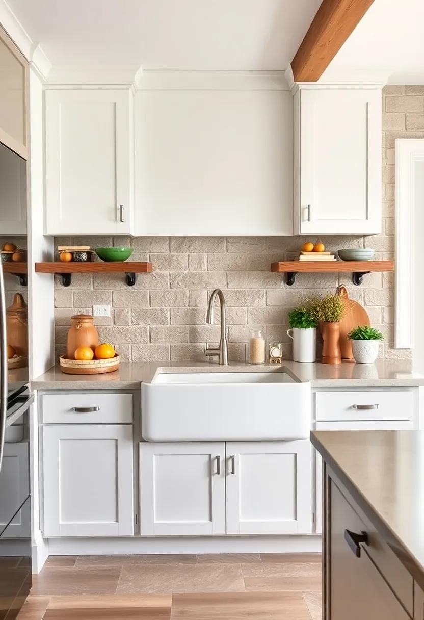 Farmhouse Sink: Invest in an apron-front farmhouse sink that not‌ only serves as a​ functional centerpiece but also enhances the overall aesthetic of your kitchen