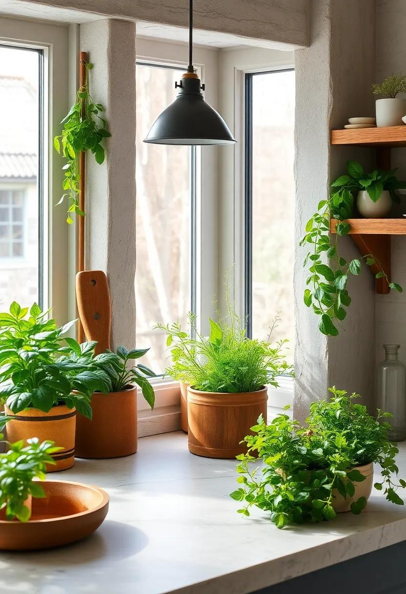 Herb Garden: Create a small​ indoor herb garden on your windowsill,‍ blending beauty and functionality while providing fresh ⁢ingredients ‍at your fingertips