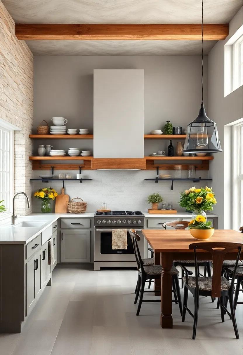 Open Shelving: Replace upper cabinets with open shelving to display your​ favorite dishware and decor,⁢ allowing for a more spacious and⁢ airy feel
