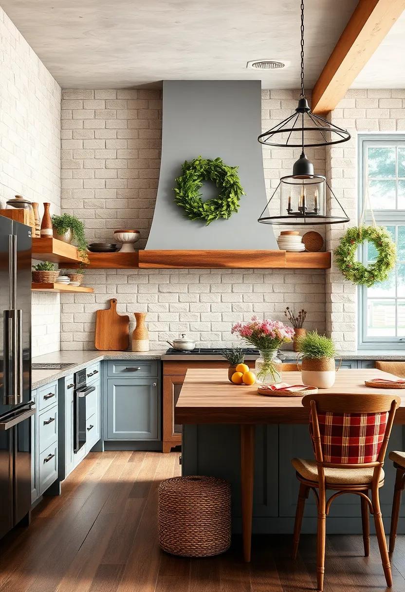 Seasonal Decor: ‌Switch ‌out decor seasonally with fresh⁤ flowers, wreaths, or‌ themed accents that keep your kitchen feeling seasonal and inviting