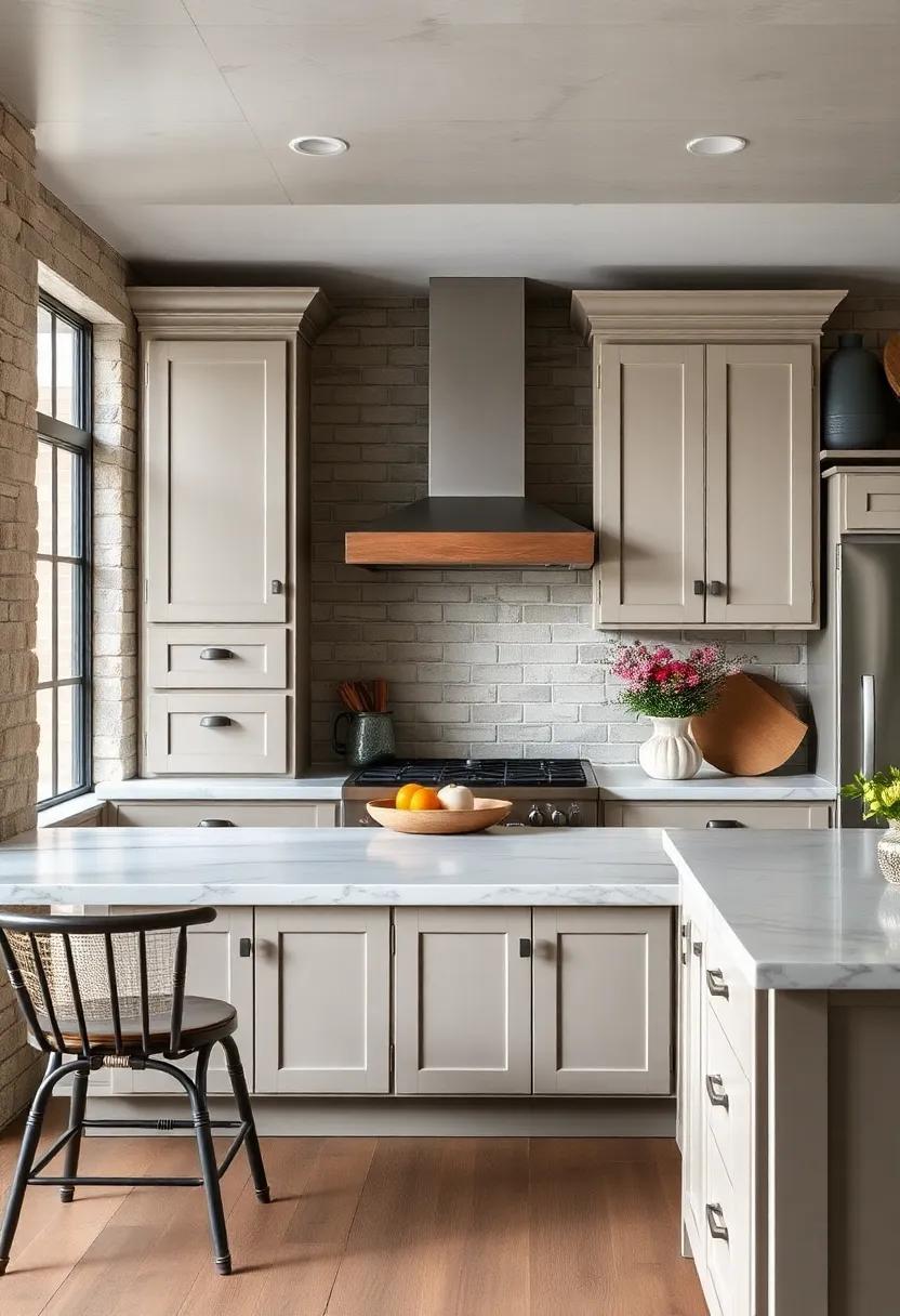 Shaker-Style Cabinets: Opt ​for shaker-style cabinetry in muted colors that add‍ a touch of elegance while maintaining a cozy farmhouse feel
