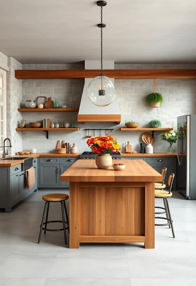 Wooden Accents: Include wooden ‍countertops or a butcher block island to warm up the‍ space and⁤ provide⁤ a practical work surface