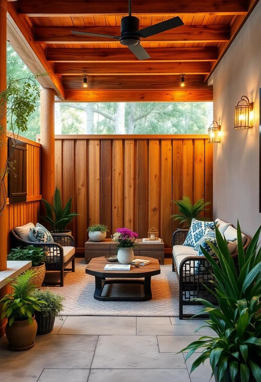 Weathered Barnwood Fence: Incorporate the aesthetic of reclaimed barnwood into your garden fence, bringing a touch of history and rugged charm to your outdoor area