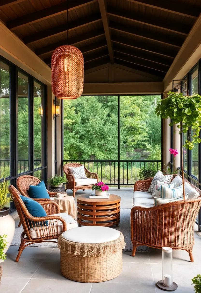 Maximize Lighting: Incorporate ⁤woven lanterns or pendant lights to create ambiance, making⁤ your porch an inviting space for evening enjoyment