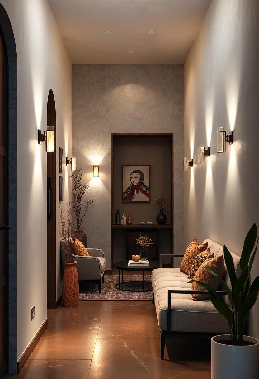 Battery-Powered Wall Lights: ⁤Use⁣ battery-operated wall lights ‍for easy installation in spaces without ⁢wiring, providing ‍instant illumination