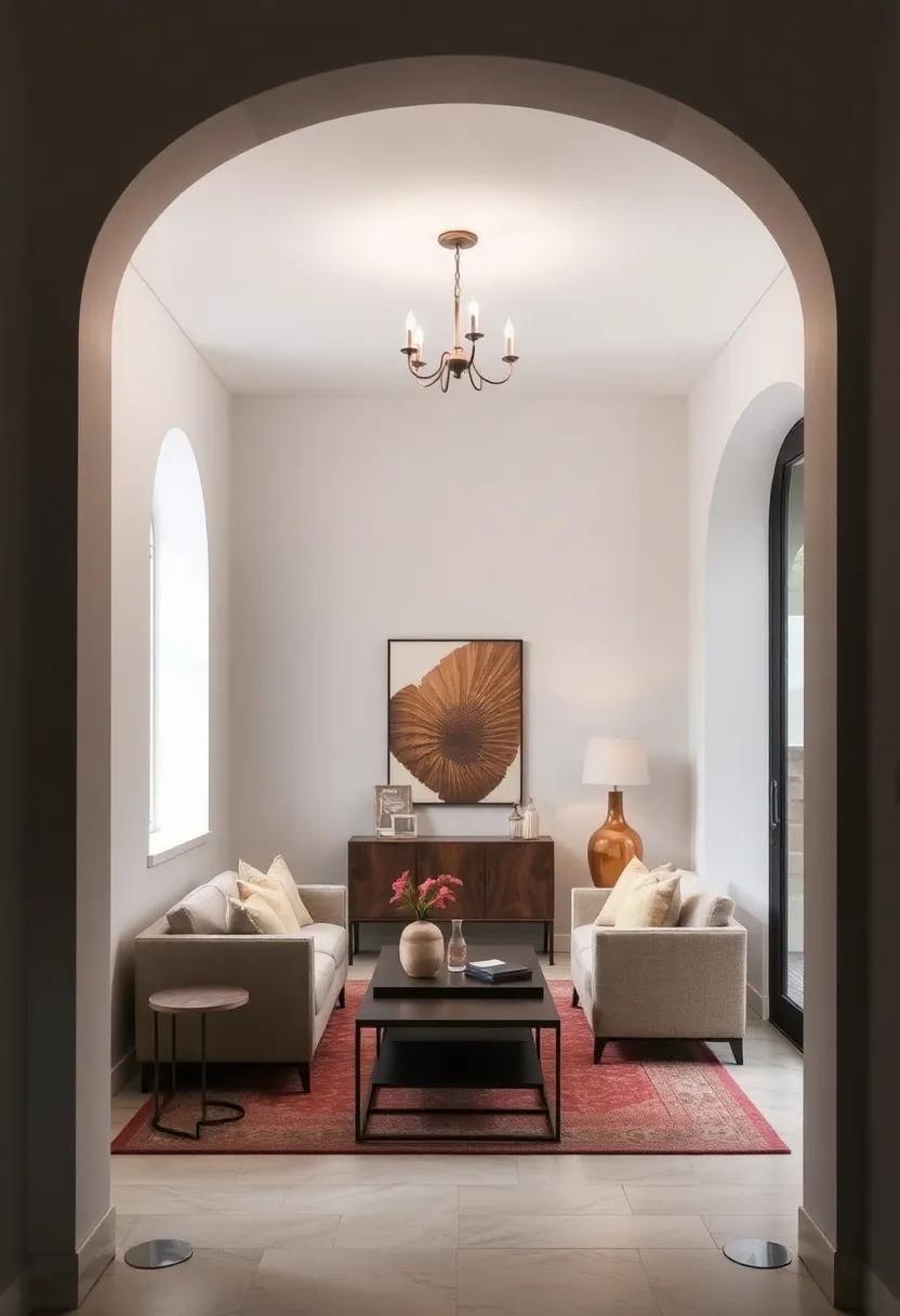 Chandeliers for dramatic Impact: Install a small chandelier that draws the eye upward and introduces⁣ a touch of glamour