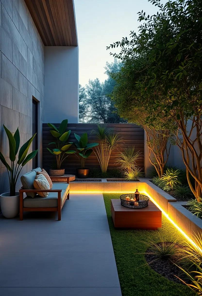 Illuminated Garden Edging: Creative garden edging equipped‌ with low-profile lighting that highlights ​plant beds while delineating space in ‌a thoughtful ​way