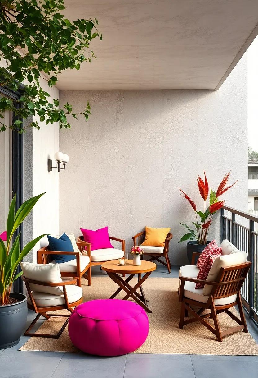 Balcony Bar: Check out‍ innovative wall-mounted foldable bar tables that​ offer al fresco sipping opportunities ‌without overtaking your outdoor⁢ area