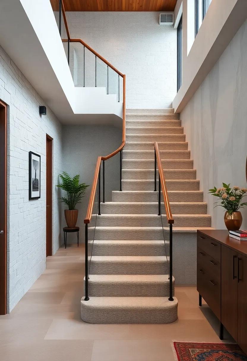 Children’s Delight: Check out ⁤a playful staircase designed for children, where the foldable handrail ensures safety while providing a ‍fun climbing experience