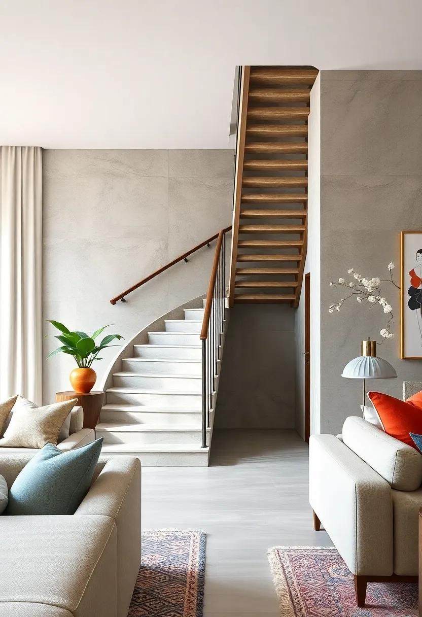 Hidden in Plain Sight:​ Look​ at a retractable staircase that blends seamlessly into the wall, with a handrail that folds out only when needed