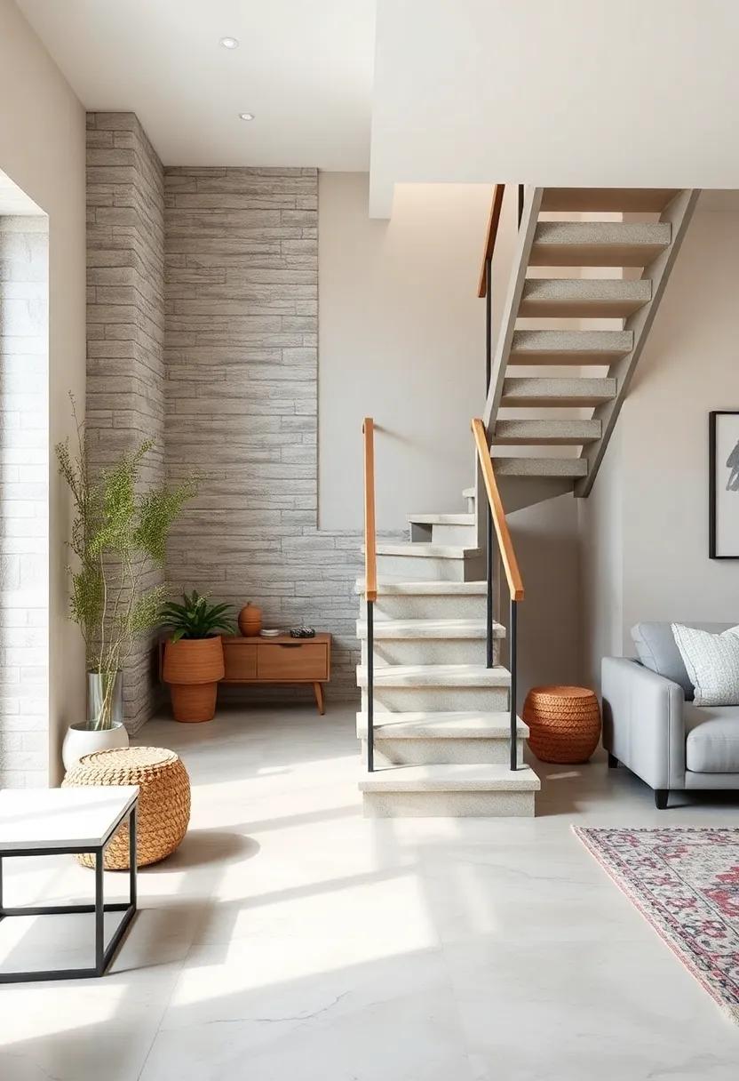 Scandinavian Simplicity:‍ Enjoy ⁣a streamlined staircase that embodies Scandinavian design, complete with an easy-to-fold handrail for​ simple, stylish living