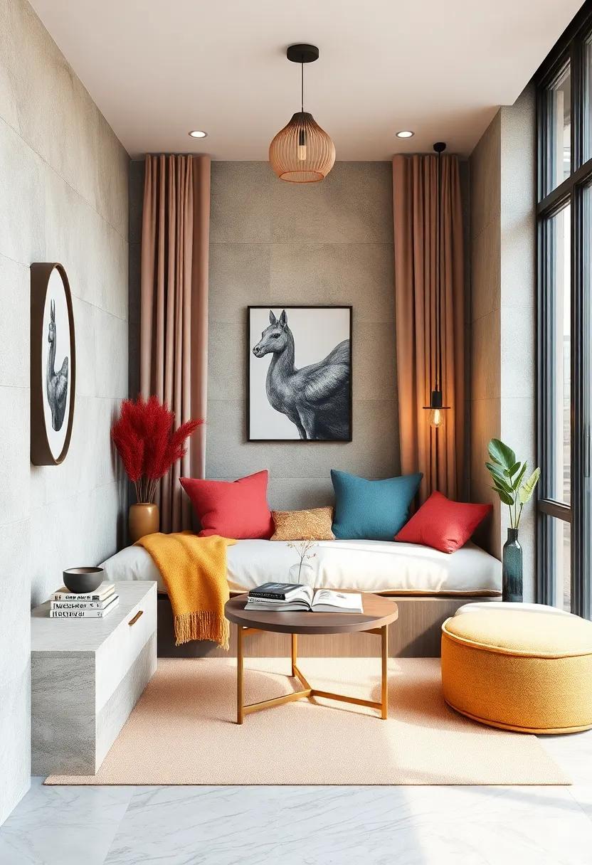 Utilize Vertical‍ Space: Add floating ‍shelves for ⁤an elegant display of⁢ books ⁣and decorations, saving⁣ floor space while ‌keeping ⁢your nook‍ organized