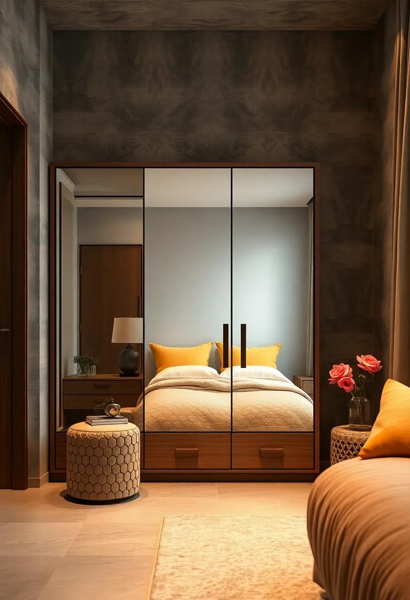 Incorporate Mirrors:​ Mirrors not​ only make‌ a​ space feel larger ‍but can ⁢also provide​ a‍ practical way to check​ outfits before ​you step out