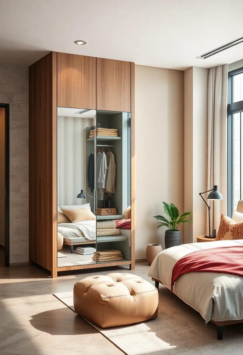 Multi-Functional Furniture: Choose ottomans or benches ⁣with hidden storage to keep extra clothes or‌ footwear‍ out‍ of sight