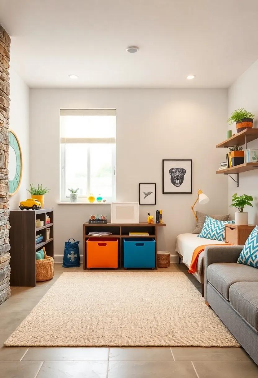 Colorful Storage Bins: Use decorative storage bins that ‌match the room’s theme, making tidy-up​ time fun and easy