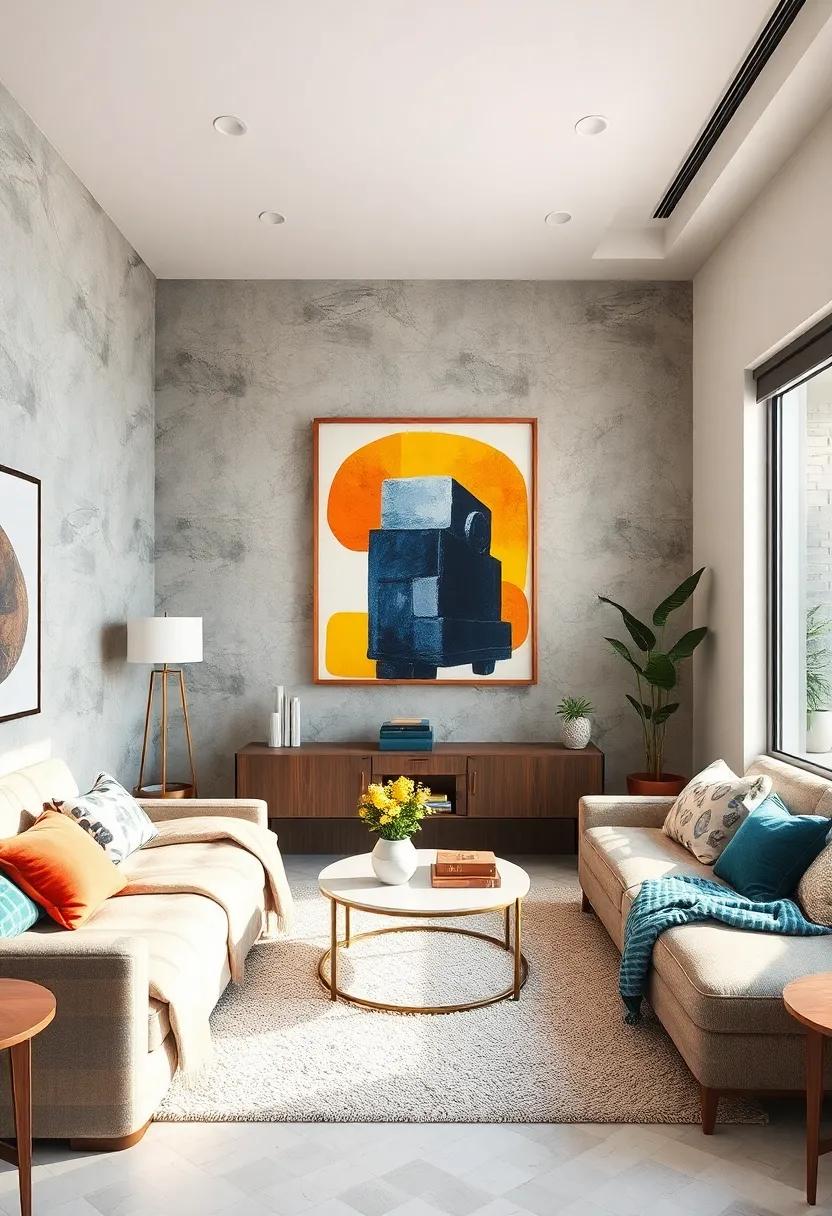 Creative Wall Art: use oversized ​art to draw attention upward, giving the ‍illusion of⁣ higher ceilings and creating a focal⁢ point