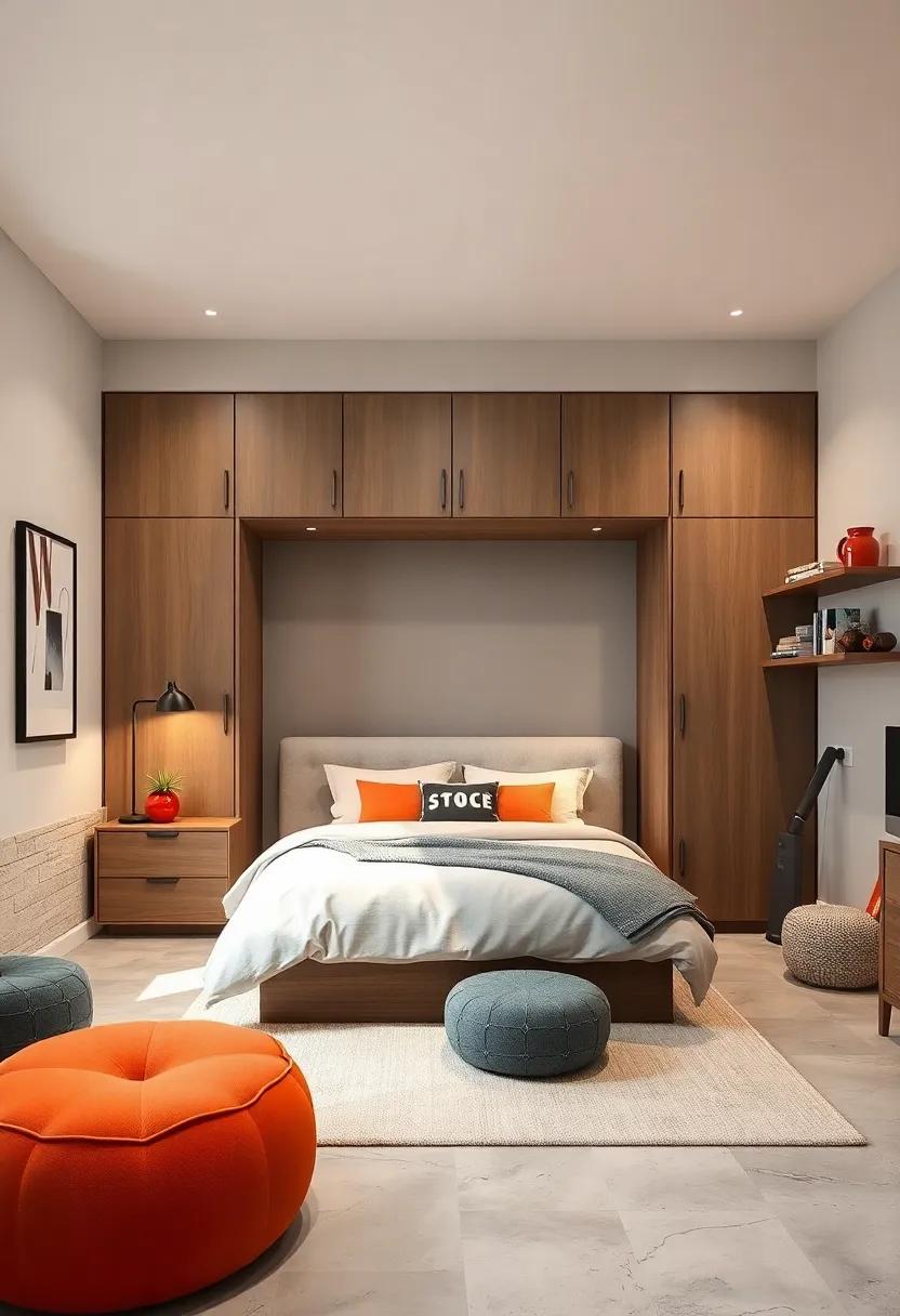 Murphy Beds: ‍Embrace the‌ ultimate space-saving solution with a Murphy bed that folds up when not in⁤ use,‍ transforming the room