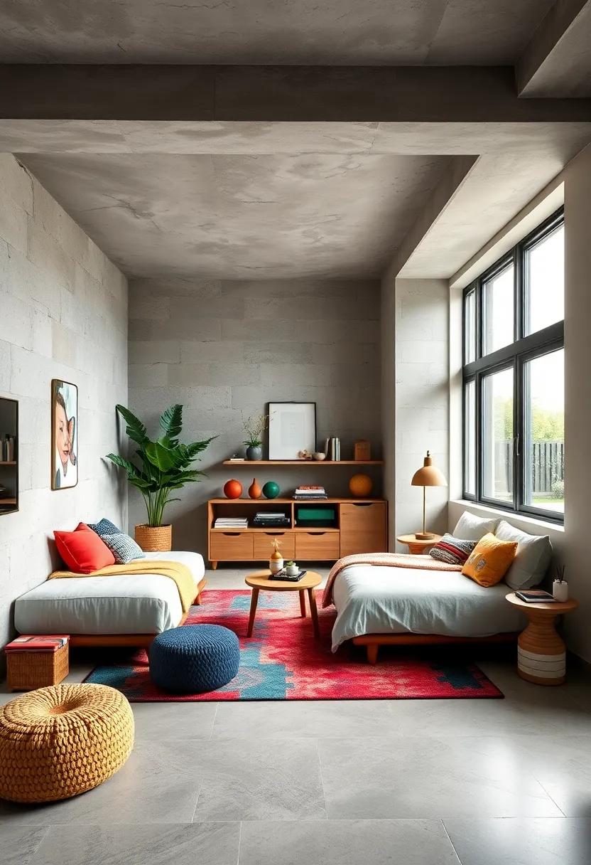 playful Rugs: Opt for colorful rugs that ⁤add warmth and ⁣playfulness while also defining different ⁢areas within the room