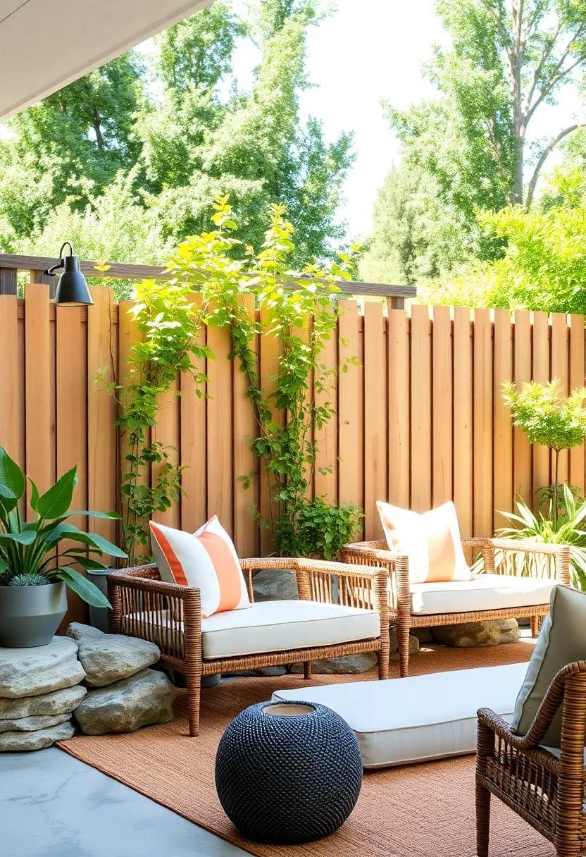 Natural Stone Accents:‍ Integrate stone elements along‌ the ⁣base of⁤ your fence for an organic, earthy feel that complements your garden