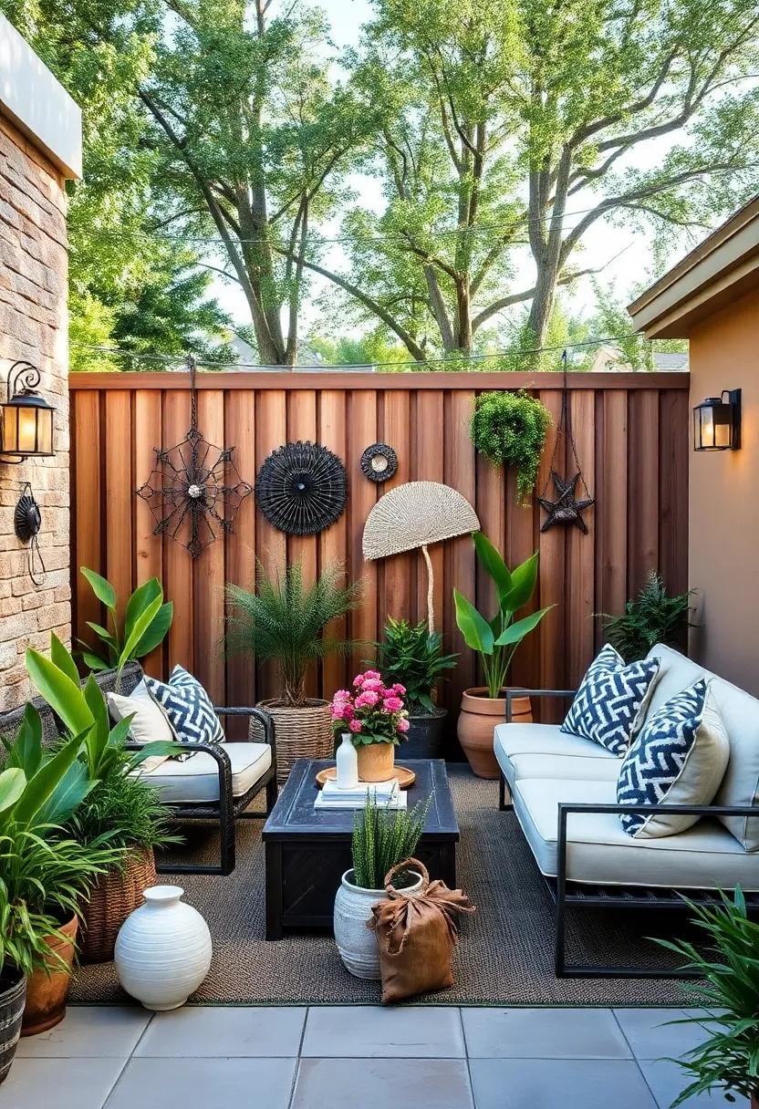 Artful Displays: Hang decorative⁤ art pieces or sculptures on your fence to express your creativity and add character to your outdoor space