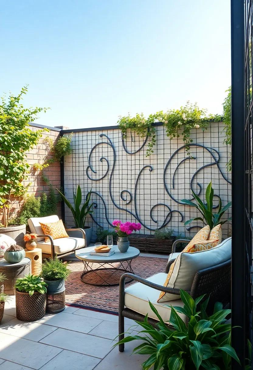 Artistic Wire⁣ Mesh: Use wire mesh panels to create fun patterns, allowing climbing plants to intertwine while‍ adding an artistic touch